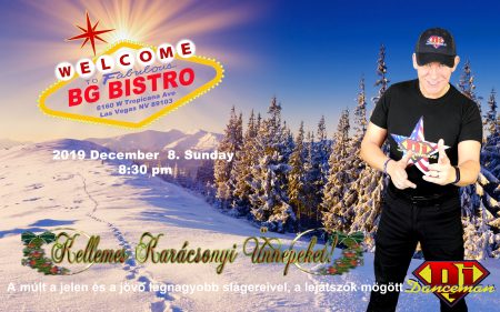 Karácsony Las Vegasban 2019 dec 8. -án Dj Dancemannnal